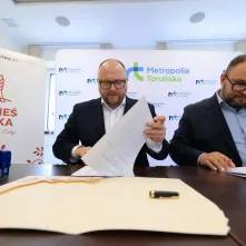 Podpisanie porozumienia komunikacyjnego między Gminą Miasta Toruń i Gminą Zławieś Wielka