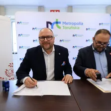 Podpisanie porozumienia komunikacyjnego między Gminą Miasta Toruń i Gminą Zławieś Wielka