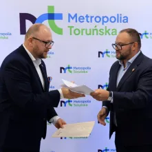 Podpisanie porozumienia komunikacyjnego między Gminą Miasta Toruń i Gminą Zławieś Wielka
