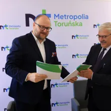 Podpisanie porozumienia dot. połączenia autobusowego z Łysomicami