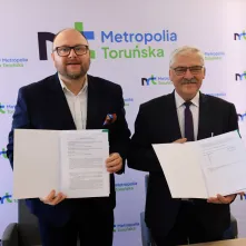 Podpisanie porozumienia dot. połączenia autobusowego z Łysomicami