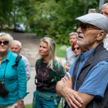 Odsłonięcie tablicy na Kępie Bazarowej
