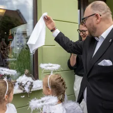 Anioł zamieszkał na Rynku Nowomiejskim, 29.08.2025 r.
