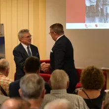 Spotkanie z działaczem toruńskiej "Solidarności" Lechem Różańskim