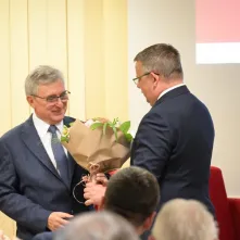 Spotkanie z działaczem toruńskiej "Solidarności" Lechem Różańskim