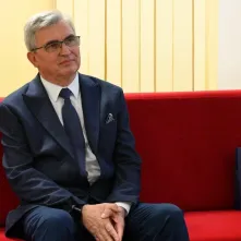 Spotkanie z działaczem toruńskiej "Solidarności" Lechem Różańskim