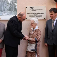 Odsłonięcie tablicy pamięci prof. Wilhelminy Iwanowskiej