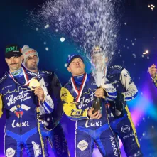 Finał KS Toruń - Motor Lublin - podium, 28.09.2025 r.