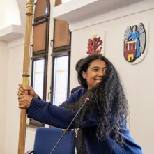  Młodzież z Filadelfii z wizytą w urzędzie