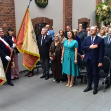 80-lecie Zespołu Szkół Inżynierii Środowiska w Toruniu, wręczenie Medalu "Za Zasługi dla Miasta Torunia"