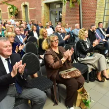 80-lecie Zespołu Szkół Inżynierii Środowiska w Toruniu, wręczenie Medalu "Za Zasługi dla Miasta Torunia"