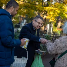 Coroczna kwesta na renowację nagrobków na cmentarzu św.Jerzego