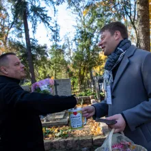 Coroczna kwesta na renowację nagrobków na cmentarzu św.Jerzego