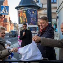 Anioł przy Domu Pizzy i Tapas 