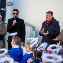 Anioł przy Domu Pizzy i Tapas 