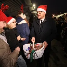 Pierwszy przejazd świątecznego tramwaju już za nami!