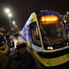 Pierwszy przejazd świątecznego tramwaju już za nami!
