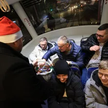 Pierwszy przejazd świątecznego tramwaju już za nami!