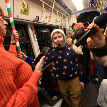 Pierwszy przejazd świątecznego tramwaju już za nami!