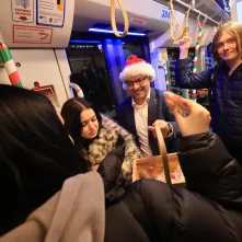 Pierwszy przejazd świątecznego tramwaju już za nami!