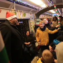 Pierwszy przejazd świątecznego tramwaju już za nami!