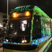 Pierwszy przejazd świątecznego tramwaju już za nami!