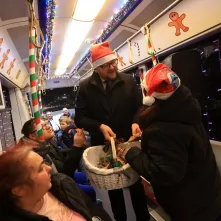 Pierwszy przejazd świątecznego tramwaju już za nami!