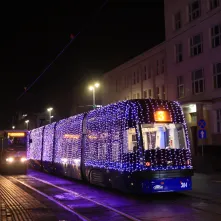 Pierwszy przejazd świątecznego tramwaju już za nami!