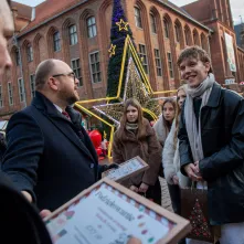 Prezydent podziękował młodzieży z ZSIŚ, 10.12.2025 