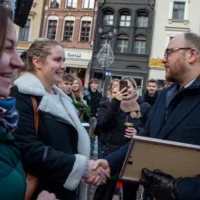 Prezydent podziękował młodzieży z ZSIŚ, 10.12.2025 