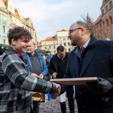 Prezydent podziękował młodzieży z ZSIŚ, 10.12.2025 