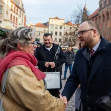 Prezydent podziękował młodzieży z ZSIŚ, 10.12.2025 
