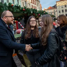 Prezydent podziękował młodzieży z ZSIŚ, 10.12.2025 