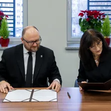 Podpisanie umowy Gminy Miasta Toruń z Uniwersytetem Merito WSB