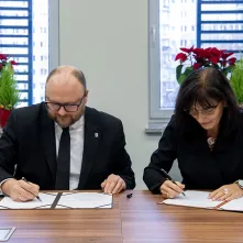 Podpisanie umowy Gminy Miasta Toruń z Uniwersytetem Merito WSB