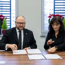 Podpisanie umowy Gminy Miasta Toruń z Uniwersytetem Merito WSB