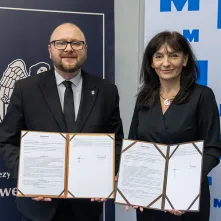 Podpisanie umowy Gminy Miasta Toruń z Uniwersytetem Merito WSB