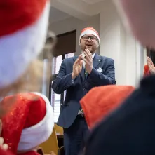 Przedszkolaki z PM1 z wizytą u prezydenta, 15.12.2025