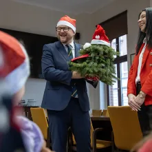 Przedszkolaki z PM1 z wizytą u prezydenta, 15.12.2025
