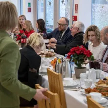 Z życzeniami dla mieszkańców i pracowników Domu Pomocy Społecznej w Toruniu