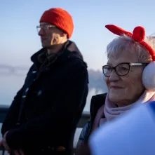 Anielski strażnik ruchu i zdrowia na moście, 19.12.2025
