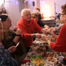 Spotkanie wigilijne Klubu Seniora Kacperek - Katarzynki, 15.12.2025