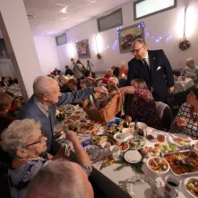 Spotkanie wigilijne Klubu Seniora Kacperek - Katarzynki, 15.12.2025