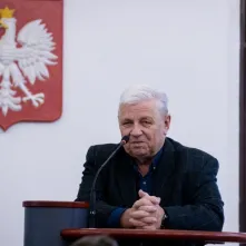 Wręczenie podziękowań Justynie Kardasz i Krzysztofowi Kołowskiemu