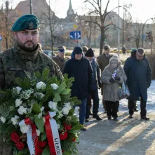 Uroczystość z okazji rocznicy zakończenia okupacji hitlerowskiej