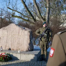Uroczystość z okazji rocznicy zakończenia okupacji hitlerowskiej