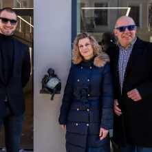 Aniołek prz ul. Szczytej 6 odsłonięty, 2.03.2026