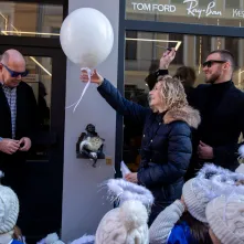 Aniołek prz ul. Szczytej 6 odsłonięty, 2.03.2026