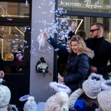 Aniołek prz ul. Szczytej 6 odsłonięty, 2.03.2026