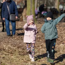 Międzypokoleniowy bieg w Parku Glazja